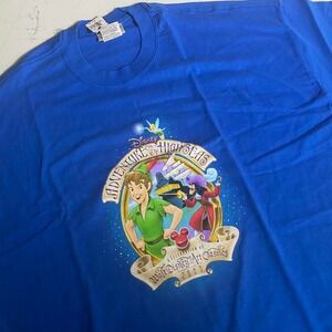 Vintage Disney Peter pan captain hook art‎ classics  limited edition tshirt  XL